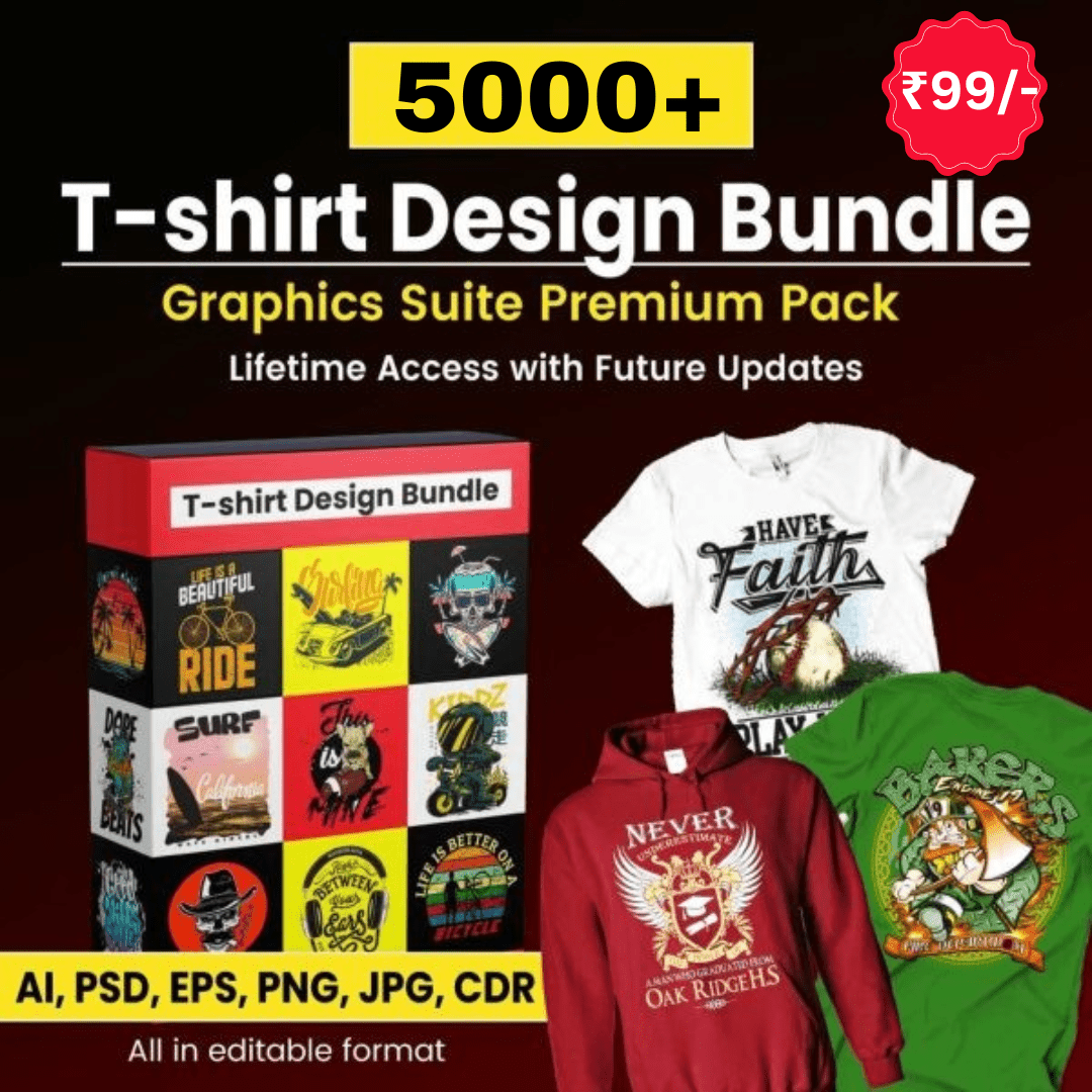 Stunning 5000+ T-Shirt Designs
