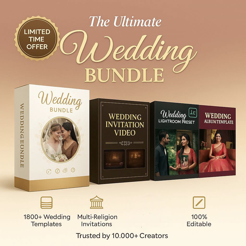 Ultimate Wedding Bundle | Wedding Album Templates