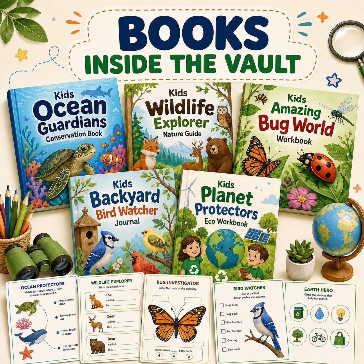 109 Kids Workbooks & Activity Books Mega Bundle – Unrestricted PLR