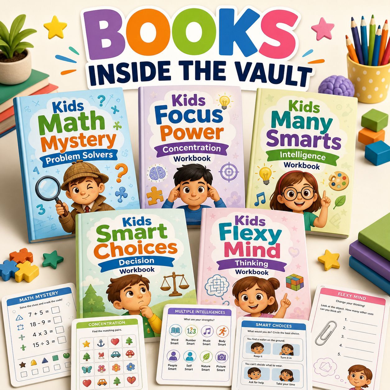 109 Kids Workbooks & Activity Books Mega Bundle – Unrestricted PLR