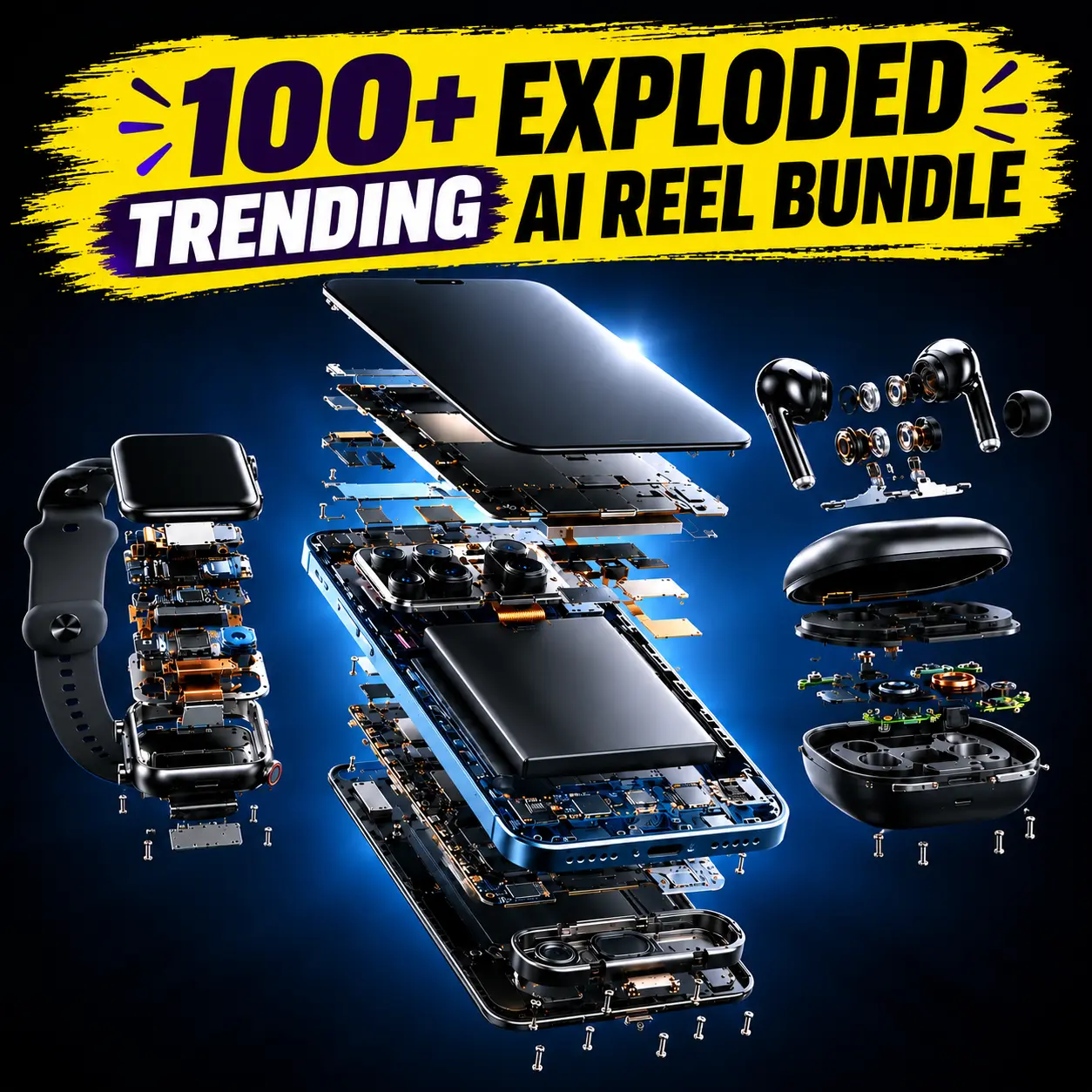 100+ Exploded Trending AI Reel Bundle