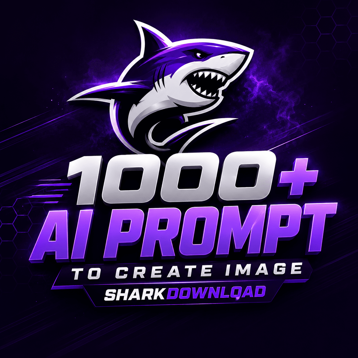 1000+ AI Image Generation Prompts – SharkDownload Edition